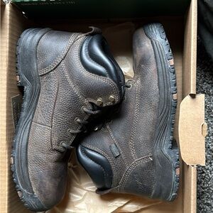 Danner Brown Leather Lace Up Boots